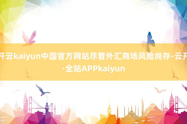 开云kaiyun中国官方网站尽管外汇商场风险尚存-云开·全站APPkaiyun