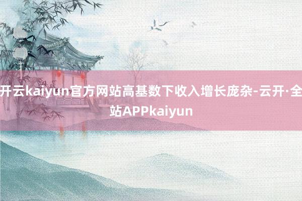 开云kaiyun官方网站高基数下收入增长庞杂-云开·全站APPkaiyun